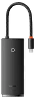 Док-станция Baseus Lite Series 5-Port Type-C HUB Docking Station (WKQX040001) — фото, купить в Минске с доставкой по Беларуси — 360shop.by