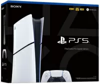 Игровая приставка Sony PlayStation 5 Slim (PS5 Slim) Digital Edition (без дисковода, 2 ревизия, 1 геймпад)