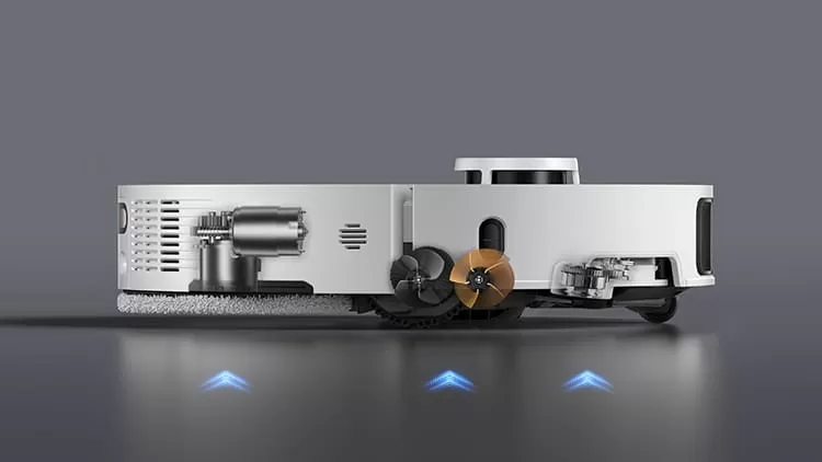 Робот-пылесос Dreame L50 Ultra (RLL94CE) – подъем боковой и основной щетки Робот-пылесос Dreame L50 Ultra (RLL94CE) – подъем боковой и основной щетки