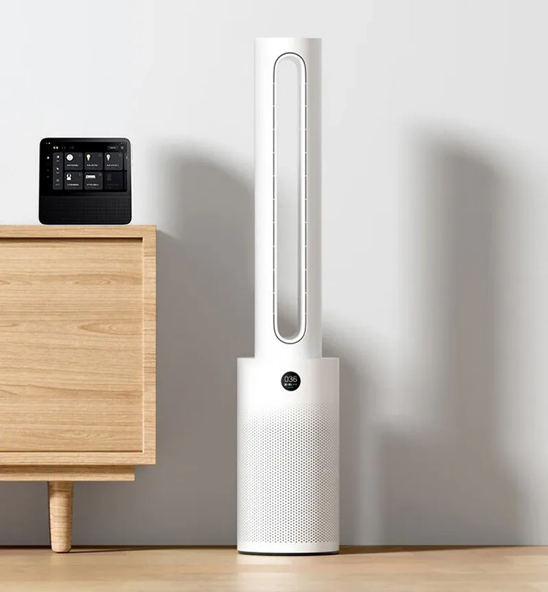 Xiaomi Mijia Smart Leafless Purification Fan (WYJHS01ZM) включение в систему умного дома и управление с помощью умной колонки 