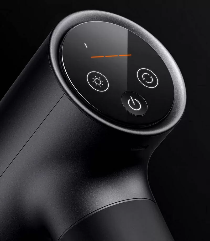 Перкуссионный массажер Xiaomi Mijia Fascia Gun 2 (MJJMQ05-ZJ) – удобный сенсорный дисплей