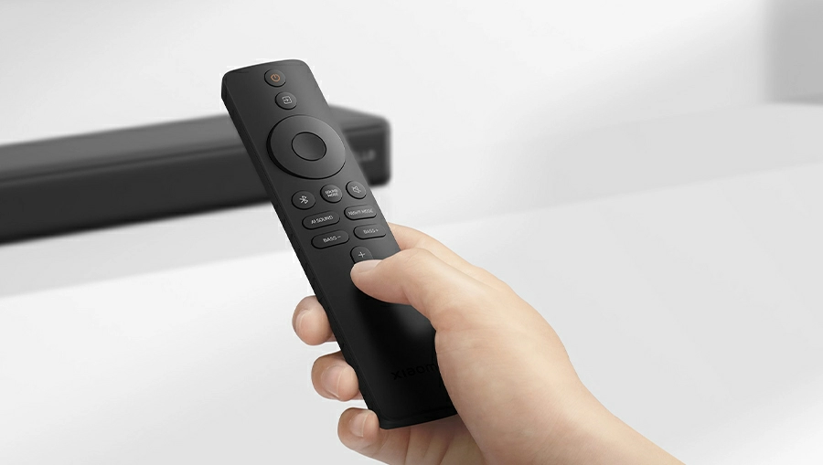 Саундбар Xiaomi Mi TV Speaker 3.1 (S27M8-31) – удобный пульт дистанционного управления