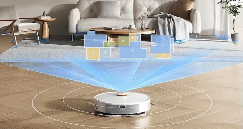 Xiaomi Robot Vacuum S40 Pro (OV71GL) — лазерная навигация LiDAR с несколькими картами