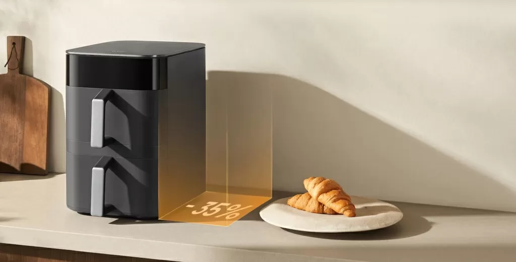 Xiaomi Smart Double Stack Air Fryer 12L (MAF-DS1201) – компактный формат для экономии пространства
