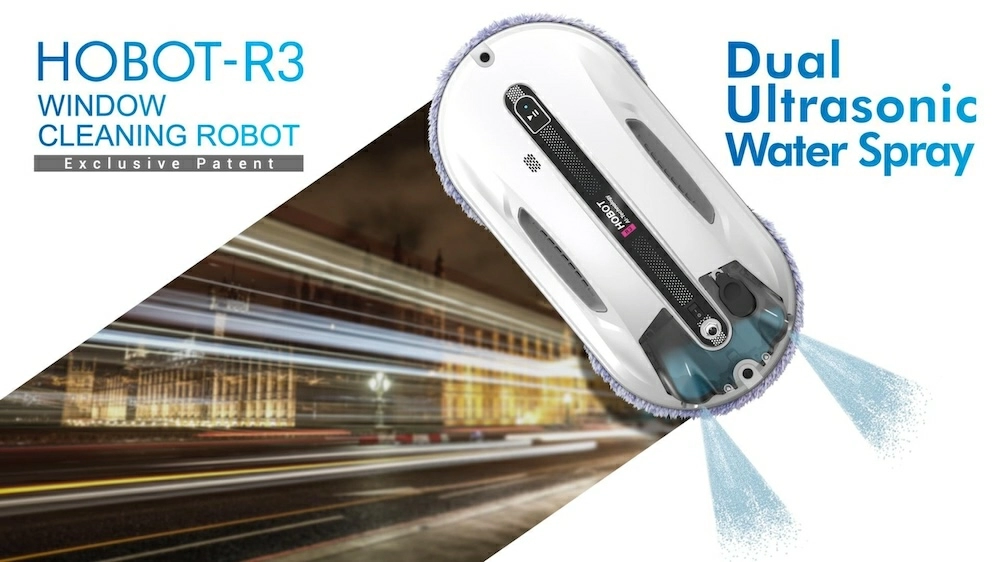 Hobot R3 Ultrasonic – революционная технология очистки с ультразвуковым распылителем