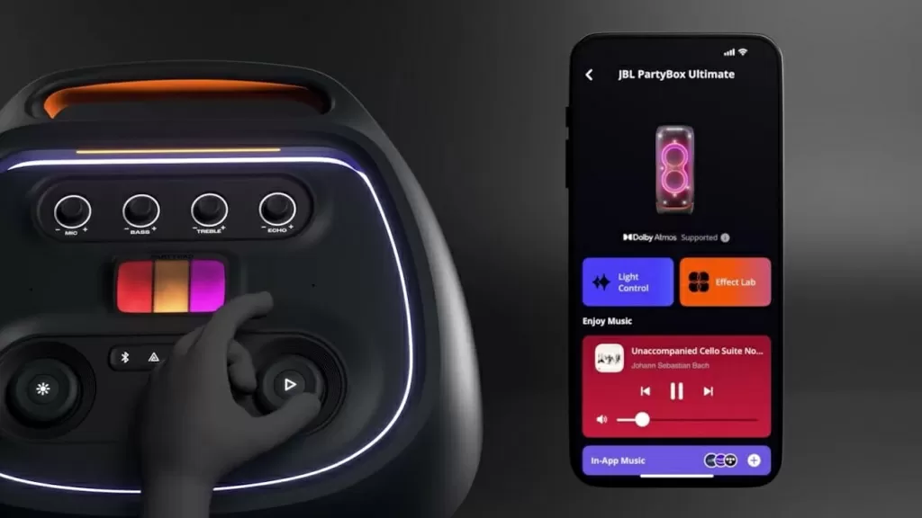 JBL PartyBox 1100 Ultimate – Party Pad и приложение JBL One: диджей из любого гостя