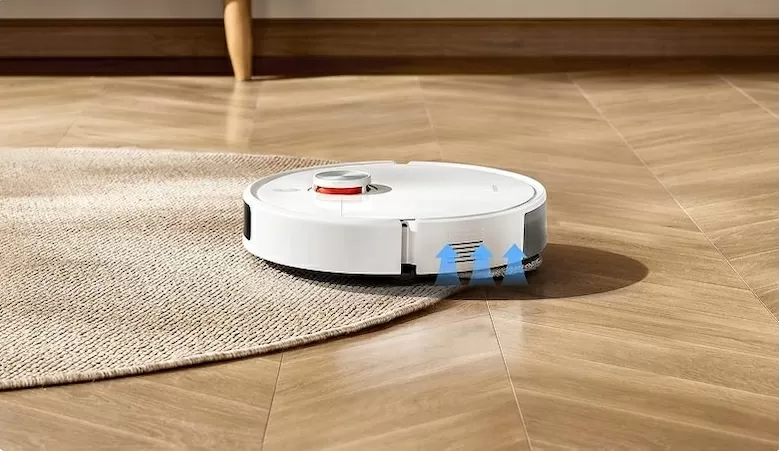 Xiaomi Robot Vacuum S40 Pro (OV71GL) — подъем мопов на коврах