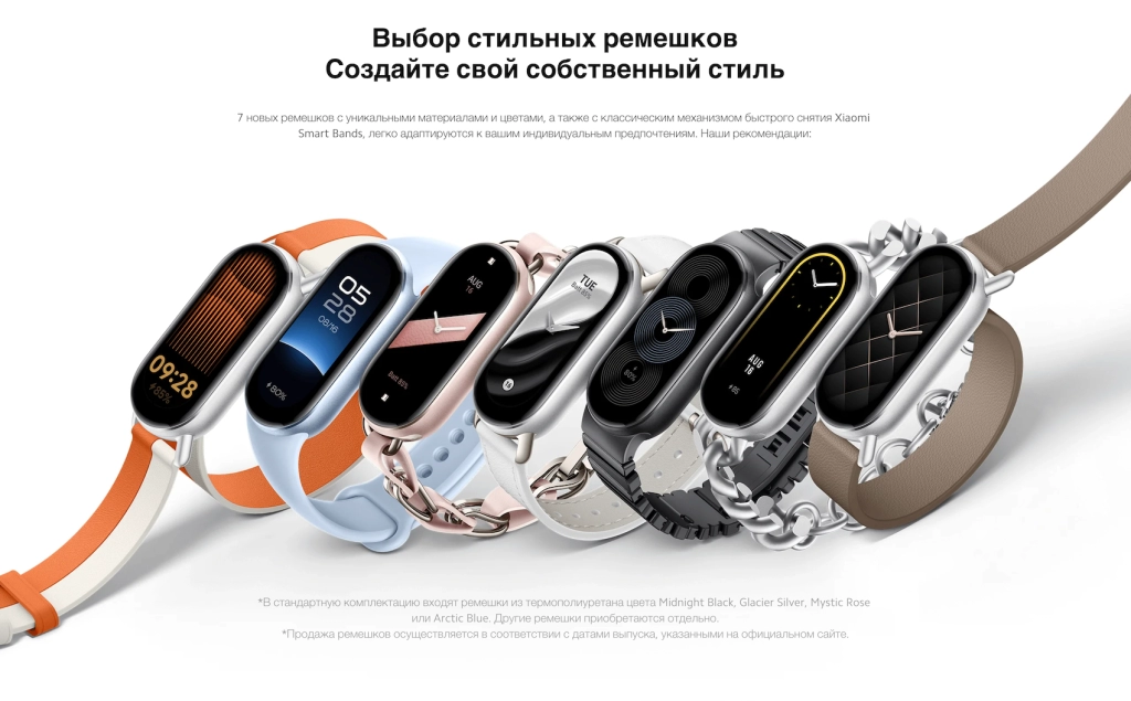 Фитнес-браслет Xiaomi Smart Band 9 – создайте свой собственный стиль