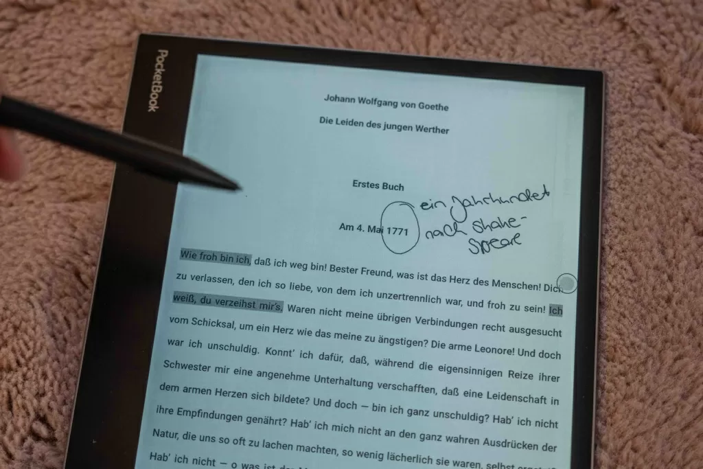 Электронная книга PocketBook 1042 InkPad Eo – эксперт по рукописным текстам