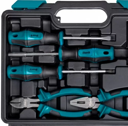 Универсальный набор инструментов Bort BTK-19 (19 предметов) (93412864) — фото, купить в Минске с доставкой по Беларуси — 360shop.by