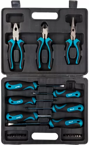 Универсальный набор инструментов Bort BTK-24 (24 предмета) (93722401) — фото, купить в Минске с доставкой по Беларуси — 360shop.by