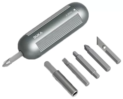 Отвертка с битами ATuMan Duka X-Mini 9-in-1 Screwdriver Set — фото, купить в Минске с доставкой по Беларуси — 360shop.by
