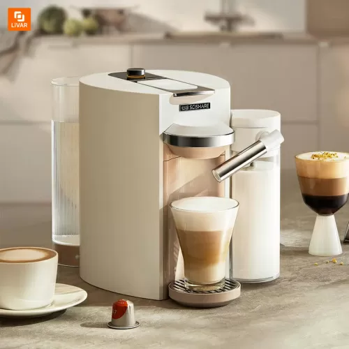 Кофемашина капусльная Scishare Capsule Coffee Machine (S1205) — фото, купить в Минске с доставкой по Беларуси — 360shop.by
