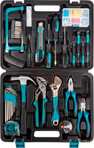 Универсальный набор инструментов Bort BTK-100 (100 предмета) (93723521) — фото, купить в Минске с доставкой по Беларуси — 360shop.by