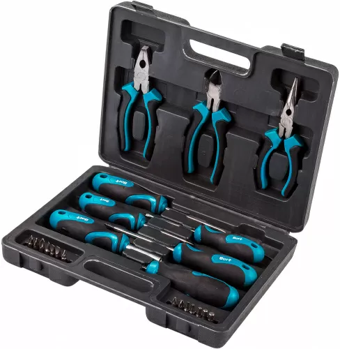 Универсальный набор инструментов Bort BTK-24 (24 предмета) (93722401) — фото, купить в Минске с доставкой по Беларуси — 360shop.by