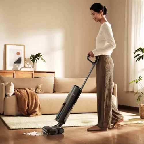 Вертикальный пылесос с влажной уборкой Mijia Wireless Floor Scrubber 3 Pro (D302CN) — фото, купить в Минске с доставкой по Беларуси — 360shop.by