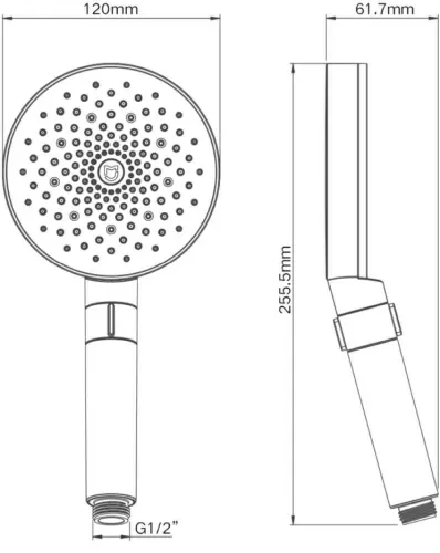 Душевая лейка Xiaomi Mijia Booster Hand Shower (MJZYSCHS01DB) — фото, купить в Минске с доставкой по Беларуси — 360shop.by