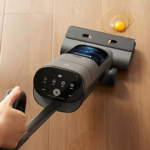 Вертикальный пылесос с влажной уборкой Mijia Wireless Floor Scrubber 3 Pro (D302CN) — фото, купить в Минске с доставкой по Беларуси — 360shop.by