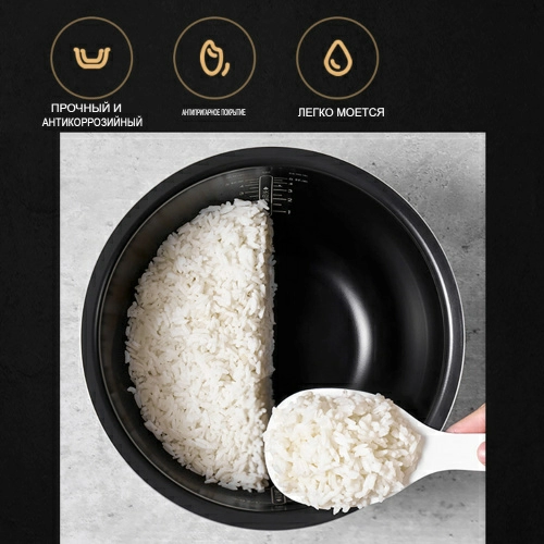 Рисоварка Mijia Rice Cooker 1S 3L (YLIH02CM) — фото, купить в Минске с доставкой по Беларуси — 360shop.by