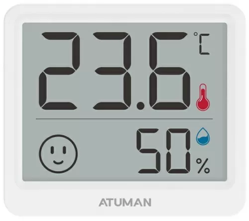 Термогигрометр Atuman Duka TH Mini — фото, купить в Минске с доставкой по Беларуси — 360shop.by