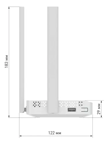 Wi-Fi роутер Netcraze Viva (NC-1913) — фото, купить в Минске с доставкой по Беларуси — 360shop.by