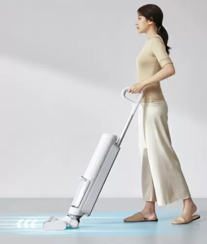 Вертикальный пылесос с влажной уборкой Mijia High Temperature Wireless Floor Scrubber (MJGWXDJ) — фото, купить в Минске с доставкой по Беларуси — 360shop.by