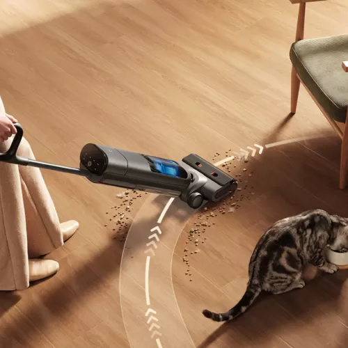 Вертикальный пылесос с влажной уборкой Mijia Wireless Floor Scrubber 3 Pro (D302CN) — фото, купить в Минске с доставкой по Беларуси — 360shop.by