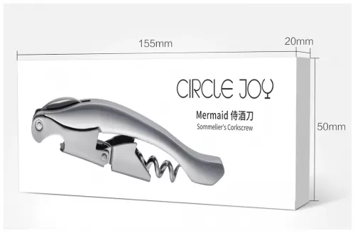 Штопор Circle Joy Stainless Steel Sommelier Wine Opener CJ-KP02 — фото, купить в Минске с доставкой по Беларуси — 360shop.by