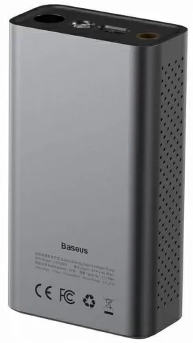 Автомобильный компрессор Baseus Energy Source Inflator Pump Tarnish (CRCQB02-0A) — фото, купить в Минске с доставкой по Беларуси — 360shop.by