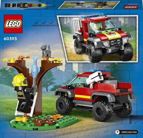 Конструктор LEGO City 60393 Спасательный пожарный внедорожник