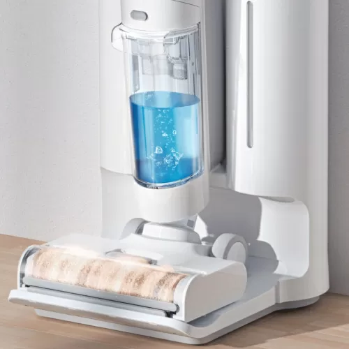 Вертикальный пылесос с влажной уборкой Mijia High Temperature Wireless Floor Scrubber (MJGWXDJ) — фото, купить в Минске с доставкой по Беларуси — 360shop.by