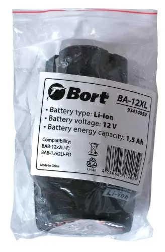 Батарея аккумуляторная Bort BA-12XL (93414059) — фото, купить в Минске с доставкой по Беларуси — 360shop.by