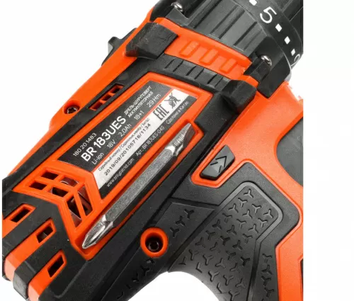 Дрель-шуруповерт Patriot BR 183UES (180201483) (с 1-м АКБ)