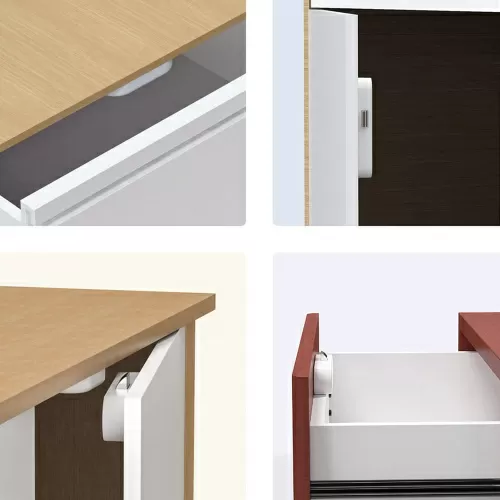 Умный мебельный замок Yeelock Cabinet Lock White (ZNGS02YSB) — фото, купить в Минске с доставкой по Беларуси — 360shop.by