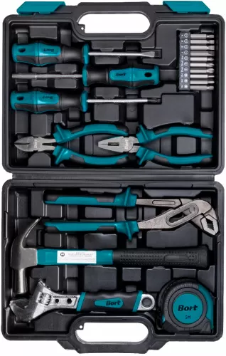 Универсальный набор инструментов Bort BTK-19 (19 предметов) (93412864) — фото, купить в Минске с доставкой по Беларуси — 360shop.by