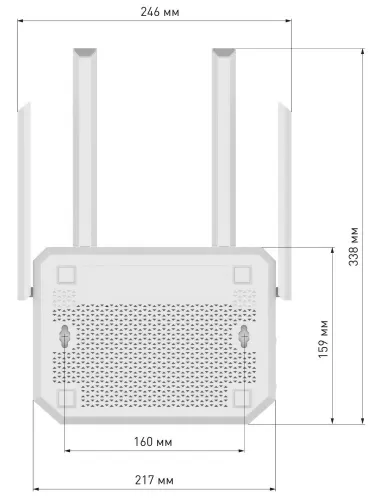 Wi-Fi роутер Netcraze Ultra (NC-1812) — фото, купить в Минске с доставкой по Беларуси — 360shop.by