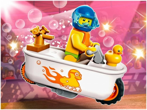 Конструктор LEGO City 60333 Трюковой мотоцикл: ванна