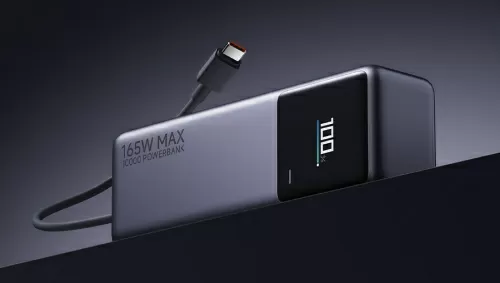 Внешний аккумулятор Xiaomi Mi 165W Power Bank with USB-C Cable 10000mAh (PB1165MI) — фото, купить в Минске с доставкой по Беларуси — 360shop.by