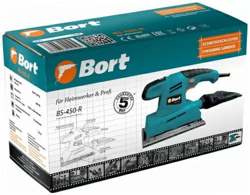 Виброшлифмашина Bort BS-450-R