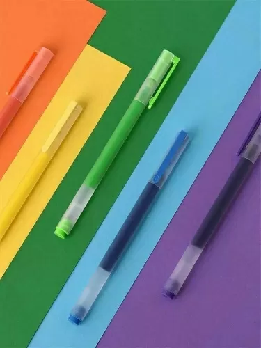 Набор гелевых ручек Xiaomi Mi Jumbo Gel Ink Pen (5шт.) (MJBWB03WC) — фото, купить в Минске с доставкой по Беларуси — 360shop.by