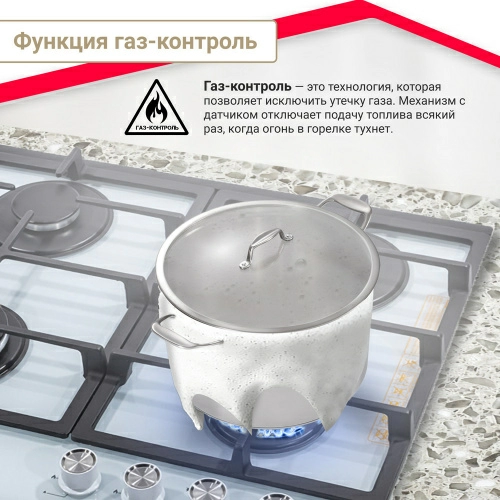 Газовая варочная панель Simfer H60H40W516