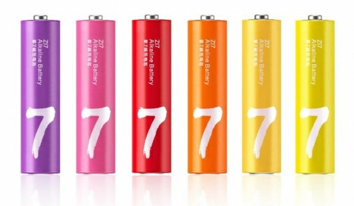 Батарейка ZMI Rainbow ZI7 AAA 24 шт. AA724 Colors — фото, купить в Минске с доставкой по Беларуси — 360shop.by