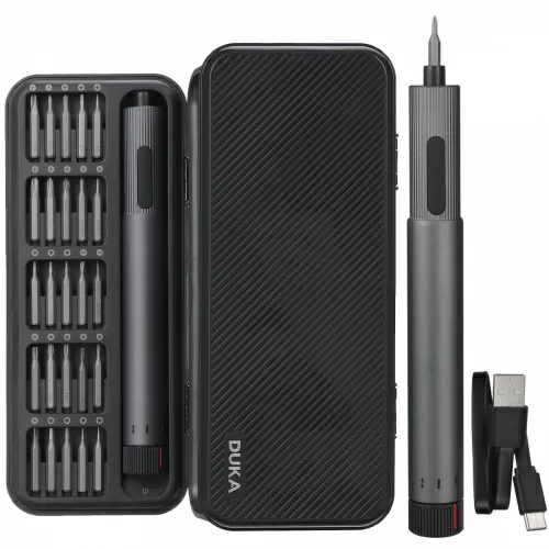 Электроотвертка ATuMan Duka E2 Electric Precisoon Screwdriver Set 25-in-1 — фото, купить в Минске с доставкой по Беларуси — 360shop.by