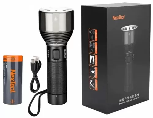 Фонарь NexTool NATO Outdoor Glare Flashlight (NE0126) — фото, купить в Минске с доставкой по Беларуси — 360shop.by