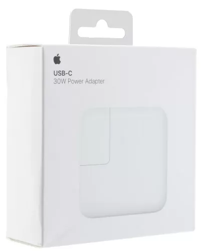 Сетевое зарядное Apple 30W USB-C Power Adapter (MY1W2ZM/A) — фото, купить в Минске с доставкой по Беларуси — 360shop.by