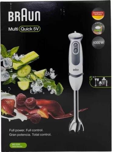 Блендер погружной Braun MQ 5245 WH — фото, купить в Минске с доставкой по Беларуси — 360shop.by