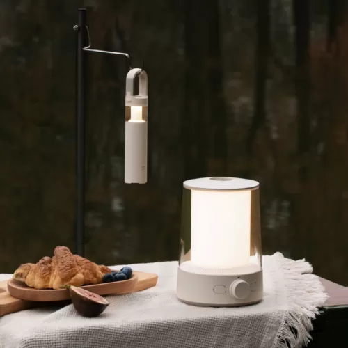 Фонарь Xiaomi Mijia Split Camping Light MJLYD001QW Sand Grey — фото, купить в Минске с доставкой по Беларуси — 360shop.by