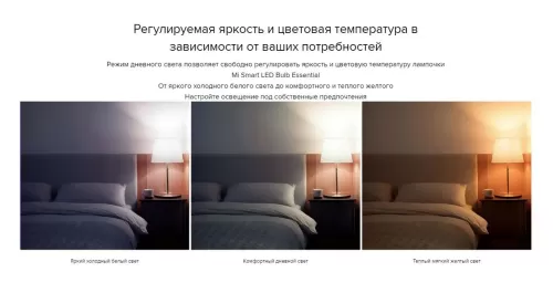 Умная лампочка Xiaomi Mi LED Smart Bulb Essential White and Color E27 9W (MJDPL01YL) — фото, купить в Минске с доставкой по Беларуси — 360shop.by