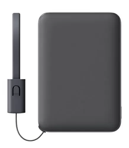 Внешний аккумулятор Xiaomi 22.5W Ultra-Thin Power Bank with Built-in Cable 5000mAh (PB0522S) — фото, купить в Минске с доставкой по Беларуси — 360shop.by