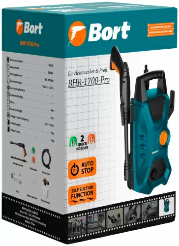 Мойка высокого давления Bort BHR-1700-Pro (93416305) — фото, купить в Минске с доставкой по Беларуси — 360shop.by